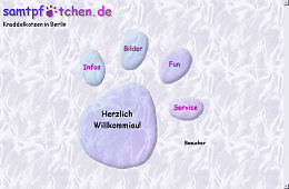Samtpfoetchen.de Layout